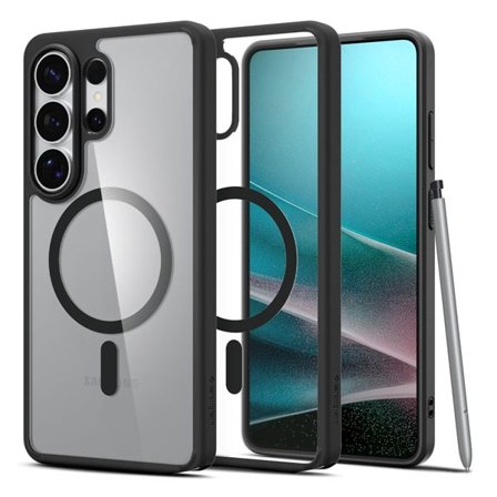 Spigen Ultra Hybrid MagSafe -kotelo Samsung Galaxy S26 Ultra - Kirkas musta