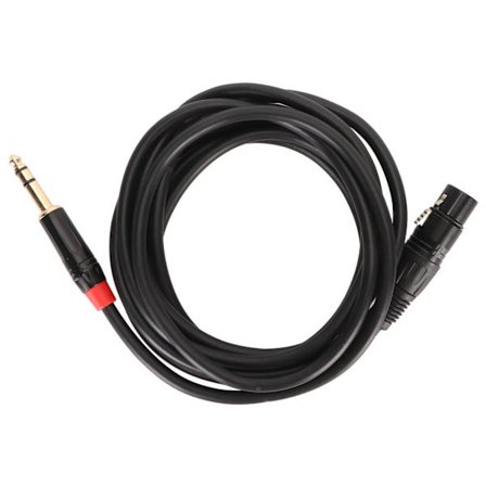 XLR hun til 1/4 tomme 6,35 mm kabel Professionelt Plug and Play 20 AWG OFC kerne mikrofonkabel 3 m