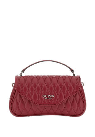 Guess Valla Top Handle Flap Handväskor Dam Röd ONESIZE