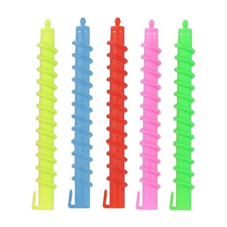 TG 26 stk Spiral Perm Stænger Spiral Stang Frisør Frisør Hår Roller Curling Curling Frisør Maker Styling Værktøj til Kvinder og Piger Blandede Farver