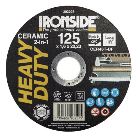 Ironside 203027 Kapskiva Tjocklek: 1.6 mm, Kapa, slipa & polera