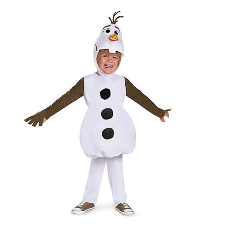 Olaf Snemand Filmkarakter Børnekostume Julefest Outfit