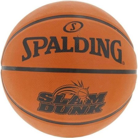 Basketball - Spalding - Slam Dunk T7 - Orange - Størrelse 7 - Maskinsyet