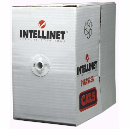 INTELLINET Cat.6 UTP Bulk Cable, Solid, 23 AWG, 305m, CCA, Grey