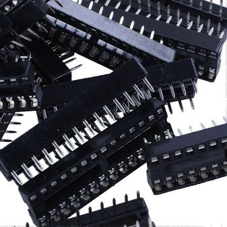Sodial 17 stk. X 28 Pin Dip Ic Sokler Adapter Loddetype Sokkel