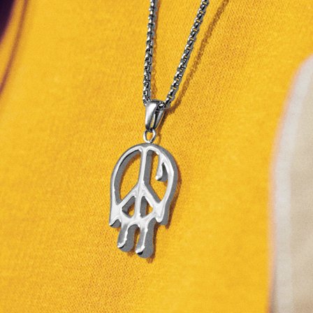 Fahrenheit | olvadó acél peace jeles medál férfiaknak - Acél nyakláncok