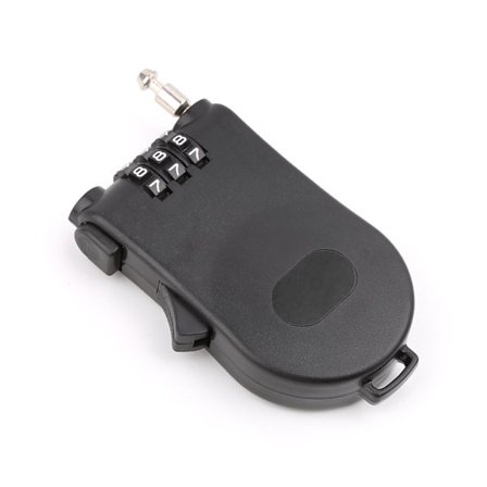 Udtrækkeligt wire-reb Adgangskodelås Kombination Kodet Skab Udendørs Keyed Padlo