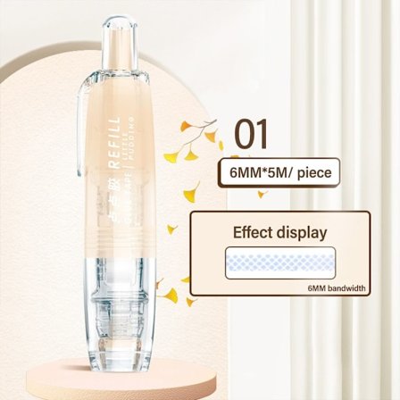 Dubbelsidig självhäftande rulllimtejp 01 01