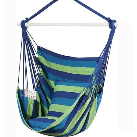 Hängstol 100 x 130 cm med kuddar och sittdyna – Upp till 150 kg_TF_TF