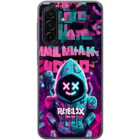 Kompatibelt Mobilskal till Samsung Samsung Galaxy A17 5G Neon Hoodie Gamer snygg motiv med spelinspiration och neonfärger