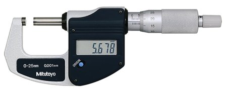 Mitutoyo 293-821-30 Mikrometer 0-25 mm, Måleinstrumenter