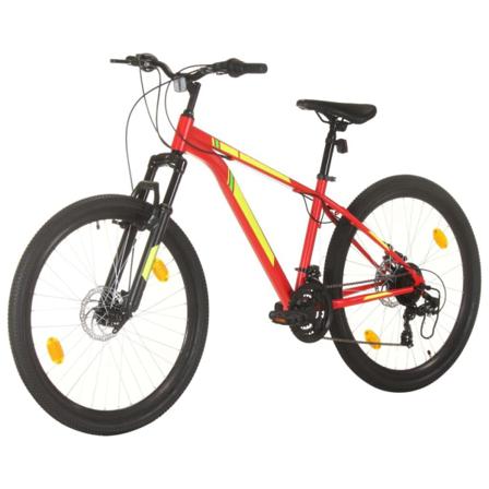 Vidaxl Mountainbike 21 Växlar 27,5 Tums Däck 38 Cm Röd Röd