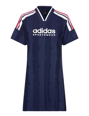 Tiro Cut 3 Stripes Jacquard T-Shirt Dress Sport Women Sport Clothing Sport Dresses & Skirts Sport Dresses Navy Adidas Sportswear