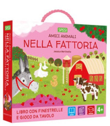 Nella fattoria. Amici animali. Ediz. a colori. Con gioco da tavolo Jessica Martinello