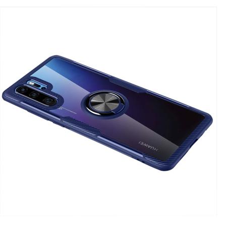 Hybridskal med Ringhållare - Huawei P30 Pro Blå/Blå