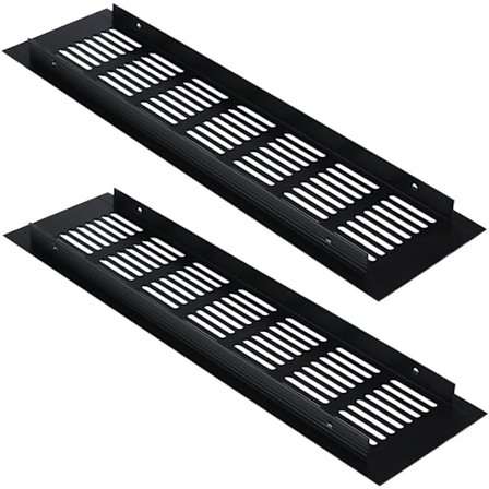 2 STK Rektangulær Ventilationsrist, Rektangulær Luftventil, Luftventil, Rektangulær Ventilationsrist, Rektangulær Luftventilrist kompatibel med Ideal 