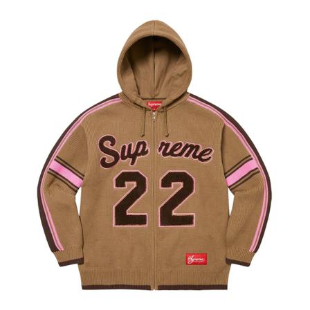 Supreme - Tröjor - Brun - Herr - Storlek: L, Herr, Storlek: L
