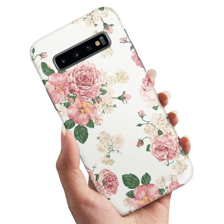 Samsung Galaxy S10 Plus - Kuoret/Suojakuori Retro Kukat