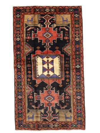 Käsinsolmittu Persialainen Hamadan Matot 107X190