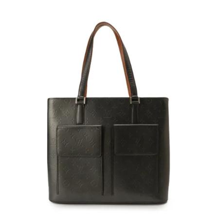 Louis Vuitton Vintage Pre-owned Læder totes Sort, Dame Vintage Tasker, Størrelse: ONE Size