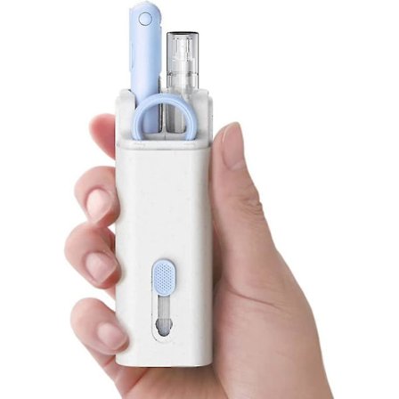 Näppäimistöpuhdistusharja, 7-in-1 näppäimistön puhdistusharjojen sarja, monitoiminen näppäimistö- ja kuulokkeiden puhdistaja