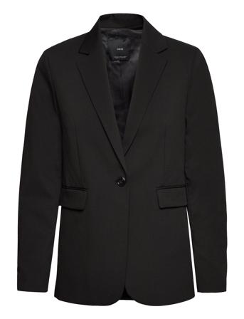 Fitted Suit Jacket Blazers Single Breasted Blazers Svart Mango
