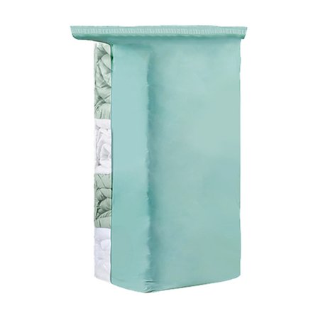 Vakuumkompresjonspose uten pumpe Klær Dyne Oppbevaringspose Husholdning Tredimensjonal kompresjonspose