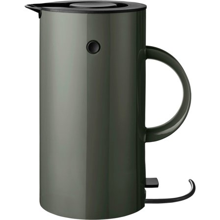Stelton EM77 vannkoker 1,5 litre, dark forest - Kjøp kjøkkenmaskin hos Bakeren og Kokken