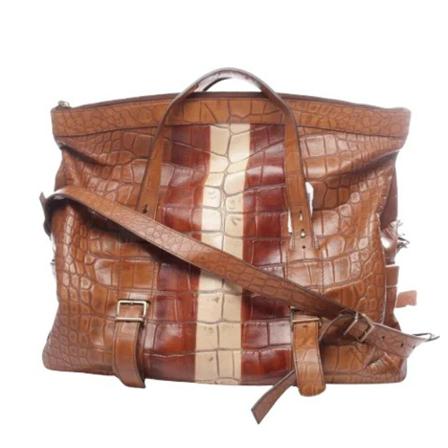 Bally Pre-owned, Pre-owned Leather shoppers Bruin, Dames, Maat:ONE Size,leer