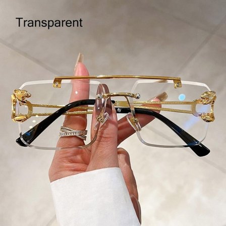 Solglasögon utan båg Gepard Decor Solglasögon TRANSPARENT