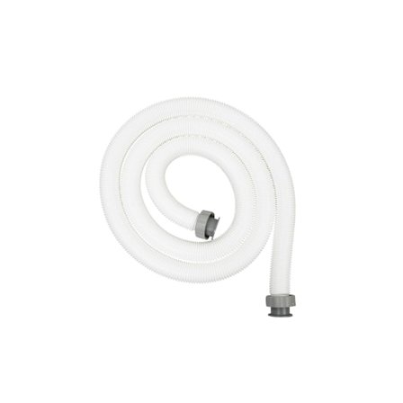 Slang D 38 L 3,0 m + gängade anslutningar Vit