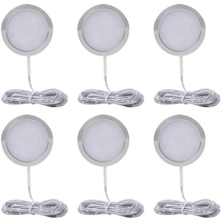 Dæmpbar LED-underskabsbelysning, bænk-skab-vitrineskab-køkkenbelysning - varmt hvidt lys/3000K