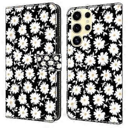 For Samsung Galaxy S25 Ultra Deksel Magnetisk Lås 3D Mønster Lær Lommebok Telefon Deksel (Stil L)