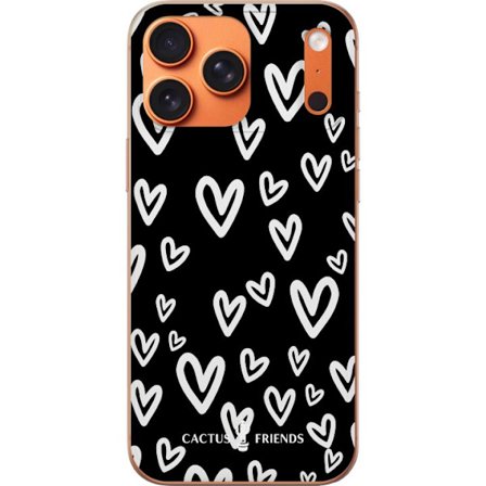 Yhteensopiva Puhelinkuori Apple Apple iPhone 17 Pro Max Cactus and Friends - Handdrawn Love Chaos