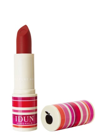 IDUN Minerals Matte Lipstick Jordgubb - Red - 4G