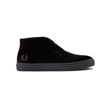 Fred Perry, Ankle Boots Zwart, Heren, Maat:43 EU,suede