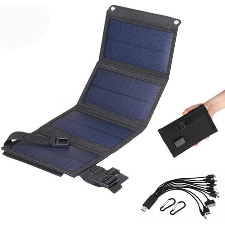 20W USB 5V Solcellepanel - med USB-lader