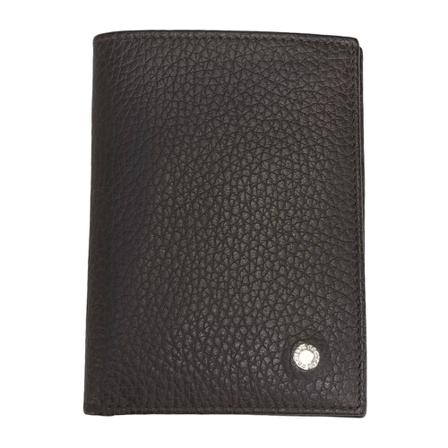 Orciani, vertical ebony wallet carved skin Brązowy, Mężczyzna, Rozmiar: ONE Size