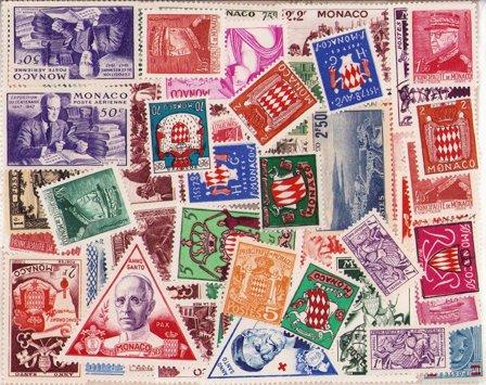 Monaco - Dubletpakke - Postfrisk og stemplet