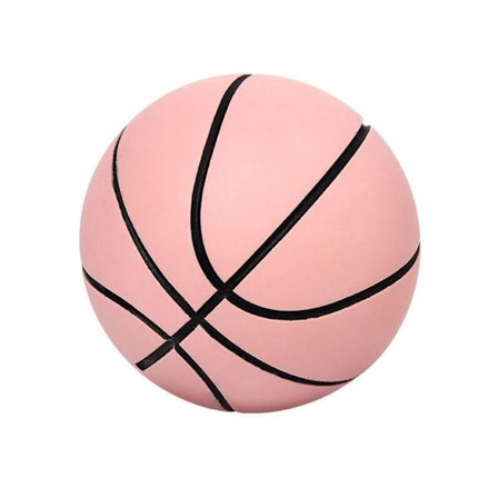 Liten Basketball Mini Gummi Basketball ROSA