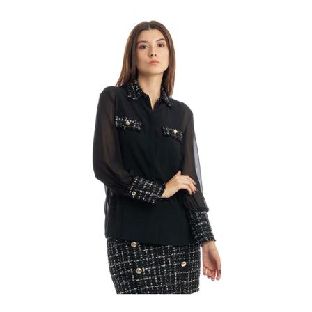 Simona Corsellini Shirts Sort, Dame Skjorter