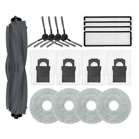 For Bot L10s Plus Robotstøvsuger Deler Tilbehør Hovedsidebørste Hepa Filter Moppeklut Støvpose Er