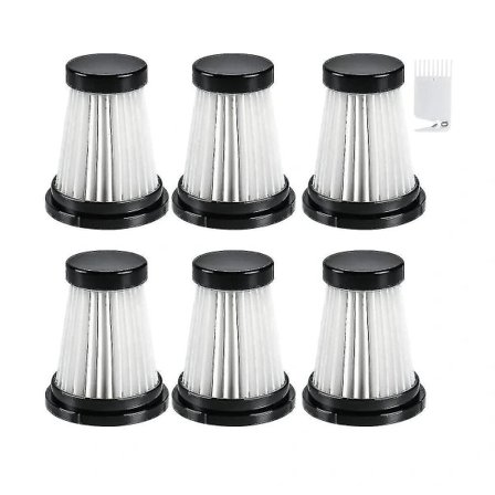 6 HEPA-filter för K12 / K12 Pro / K13 dammsugare & Genius Invictus .0/2.0 handdammsugare