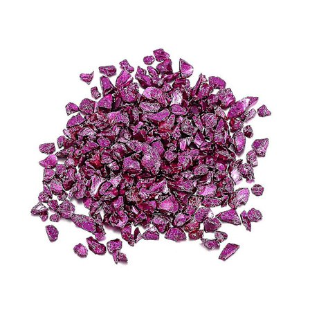 20g/pakke Glass Metall Knust Stein Fyll DIY Borddekorasjon Kake Frukt Koster