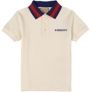 Kids - Gucci Branded Polo Ivory 10 Years - Tops - 10 years - Cream