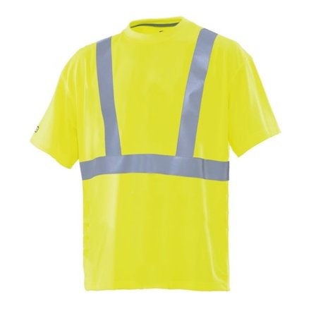 Reflex Varsel Kortarmad T-shirt - Medium Gul