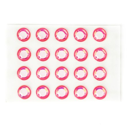 Epoxy Eyes 5,1mm white/pink