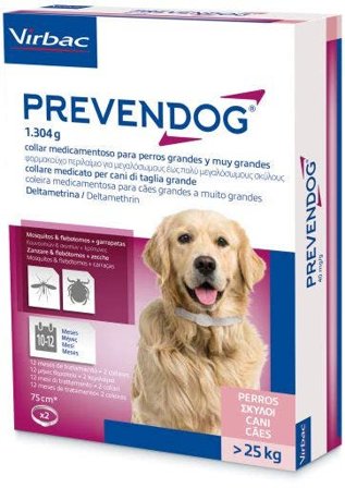 Virbac Prevendog 2 Collari Medicati Antiparassitari 75cm Per Cani