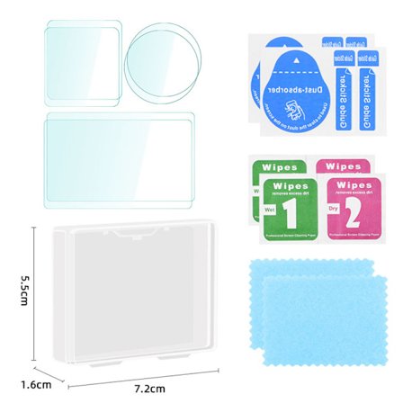 6-delad actionkamera härdad filmsats för DJI OSMO ACTION 4