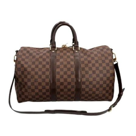 Louis Vuitton Vintage, Pre-owned Canvas travel-bags Bruin, Dames, Maat:ONE Size